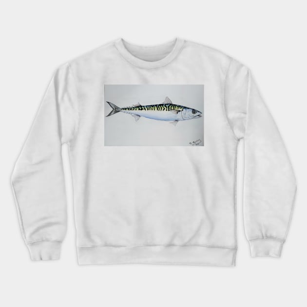 The Mackerel Crewneck Sweatshirt by MackenzieTar